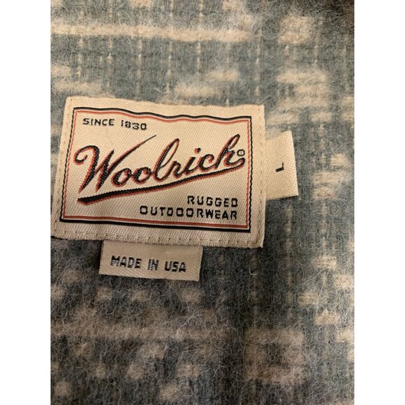 Woolrich Outdoor L Wool Aztec Winter Vest Woven Boho - Picture 4 of 7